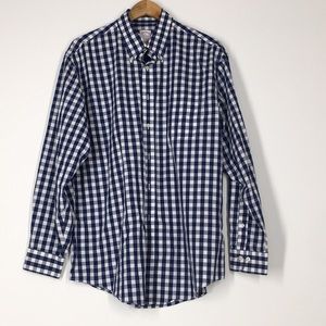 Brooks Brothers Madison Mens Shirt L Color Blue